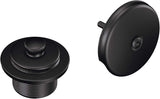 Moen T90331BN Push-N-Lock Tub and Shower Drain Kit with 1.5 Inch Threads, Brushed Nickel